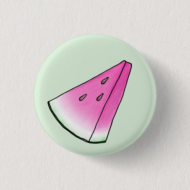 Wassermelone Button (Vorderseite)