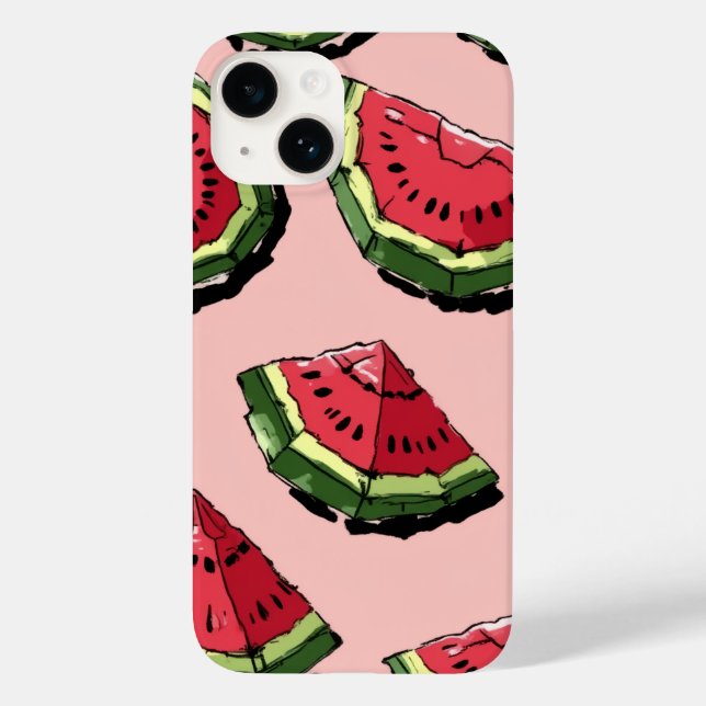 Wassermelone Case-Mate iPhone Hülle (Rückseite)