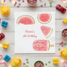 Wassermelone cooler Kindergeburtstag