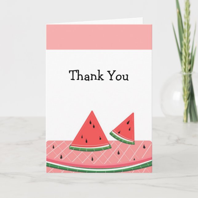 Wassermelone Danke (Vorderseite)