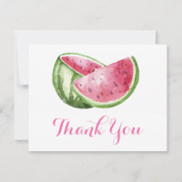 Wassermelone Danke Karte