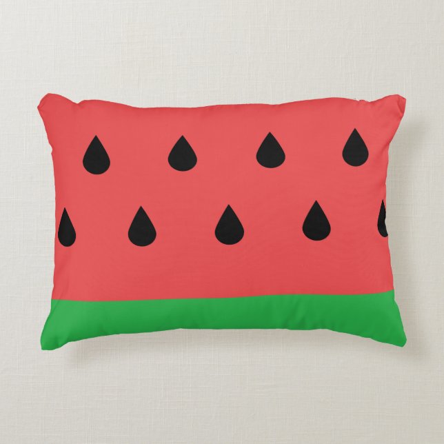 Wassermelone Dekokissen (Vorderseite)