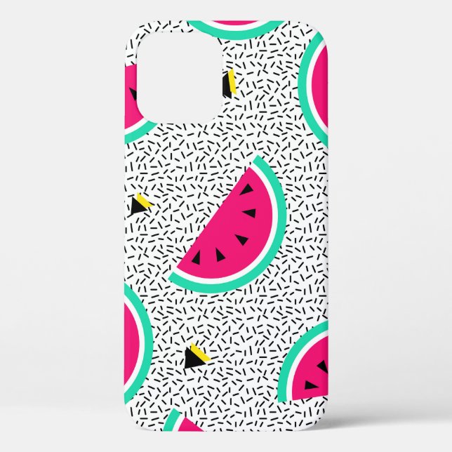 Wassermelone Dreiecke: Retro-Sommertextur. Case-Mate iPhone Hülle (Rückseite)