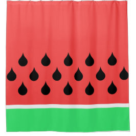 Wassermelone Duschvorhang