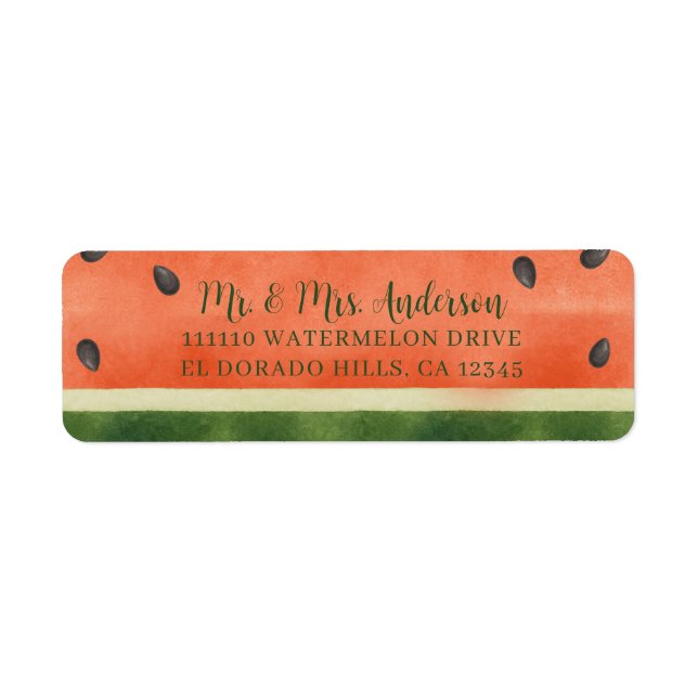 Wassermelone, egal wie Sie es Sommer-Party schneid (Vorne)