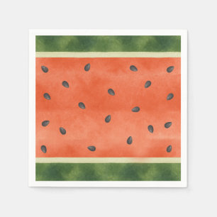 Wassermelone, egal wie Sie es Sommer-Party schneid Serviette