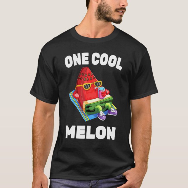 Wassermelone - Ein Cooles Melon - Sommer - Vegan - T-Shirt (Vorderseite)