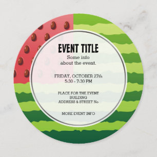 Wassermelone Einladung