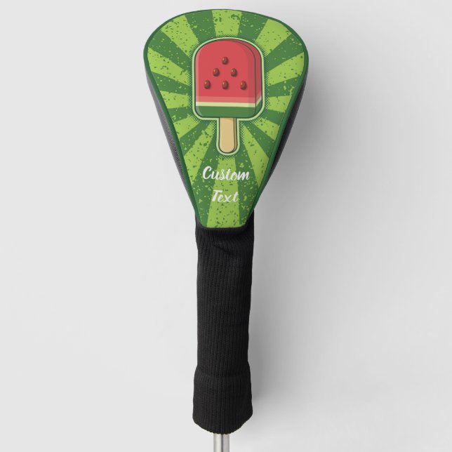Wassermelone Eros Bendato Golf Headcover (Vorderseite)