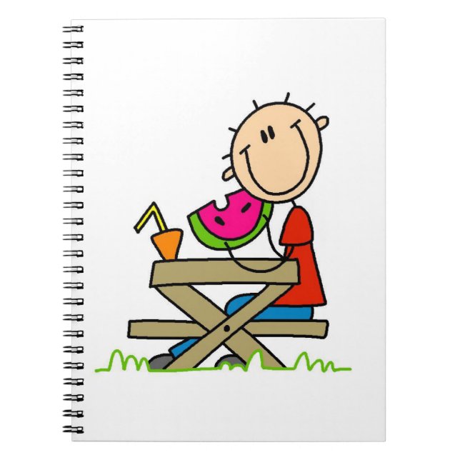 Wassermelone essen notizblock (Vorderseite)