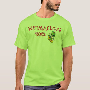 "Wassermelone-Felsen-" Frucht-Neuheits-Shirt T-Shirt