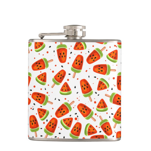 Wassermelone Flachmann (Vorderseite)