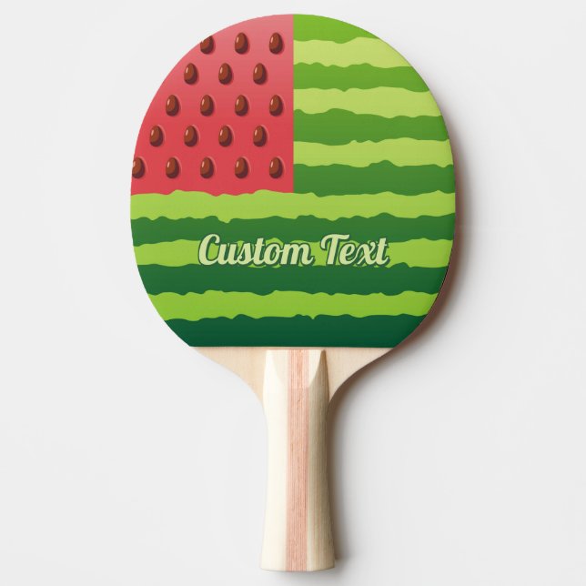Wassermelone Flag Ping Pong Paddle Tischtennis Schläger (Vorderseite)