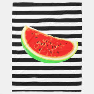 Wassermelone Fleecedecke