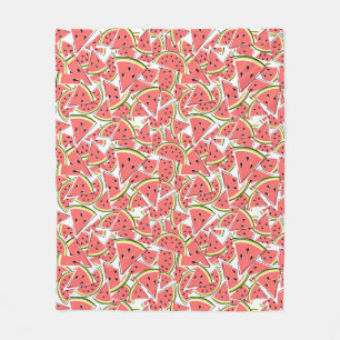 Wassermelone Fleecedecke