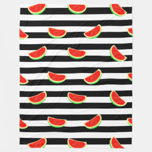 Wassermelone Fleecedecke