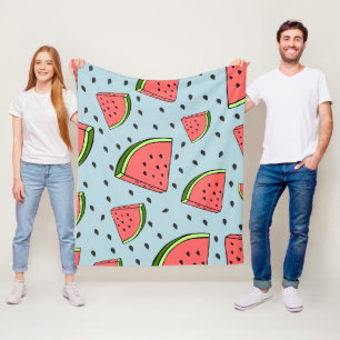 Wassermelone Fleecedecke