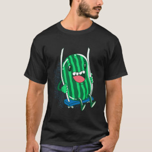 Wassermelone Frucht lustiger Sommer niedlich Pullo T-Shirt
