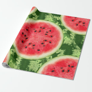 Wassermelone-Frucht-Scheibe Geschenkpapier