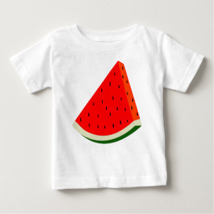 Wassermelone Fruchternte Scheibe Sommer Baby T-shirt