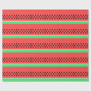 Wassermelone Fruchtscheibe Sommer Geschenkpapier