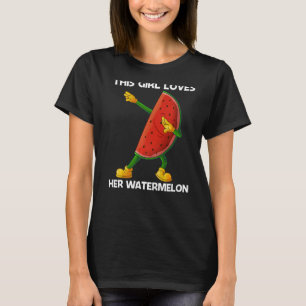 Wassermelone für Mädchen Kinder Melon Pflanze T-Shirt