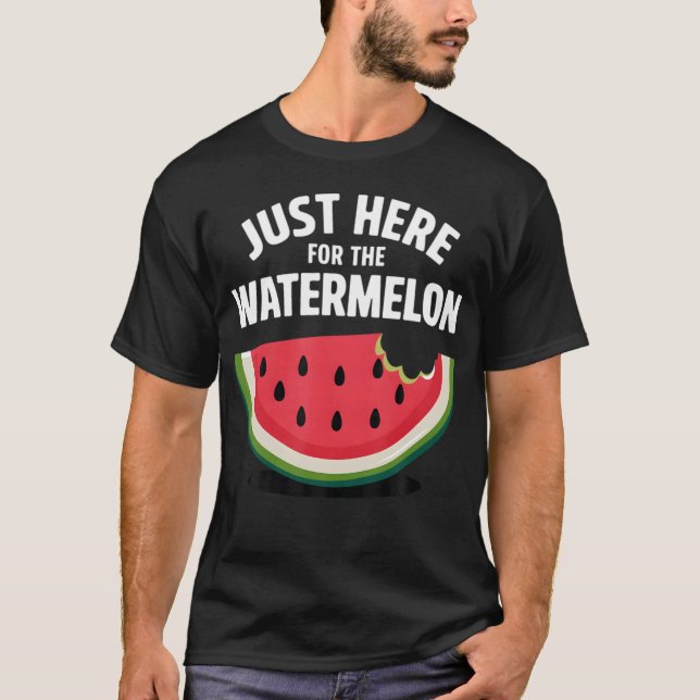 Wassermelone Für Obst - drucken T-Shirt (Vorderseite)
