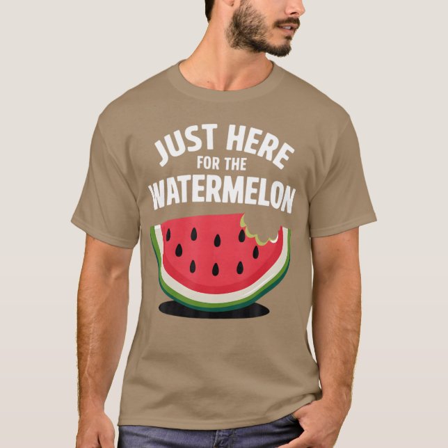 Wassermelone für Obst - Stil T-Shirt (Vorderseite)
