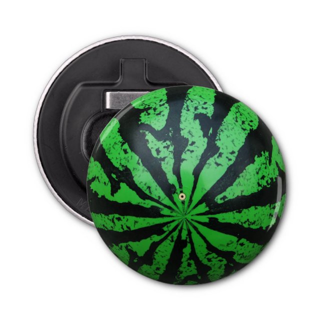 Wassermelone Fußball/Fußball Flaschenöffner (Vorderseite)