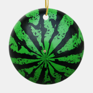 Wassermelone Fußball/Fußball Keramikornament