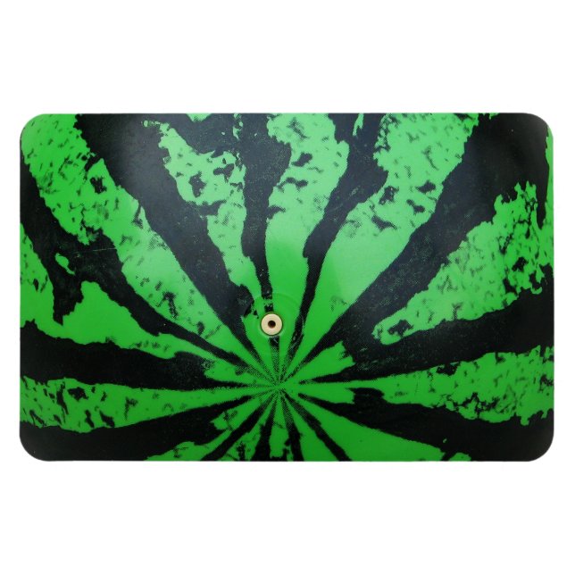 Wassermelone Fußball/Fußball Magnet (Horizontal)