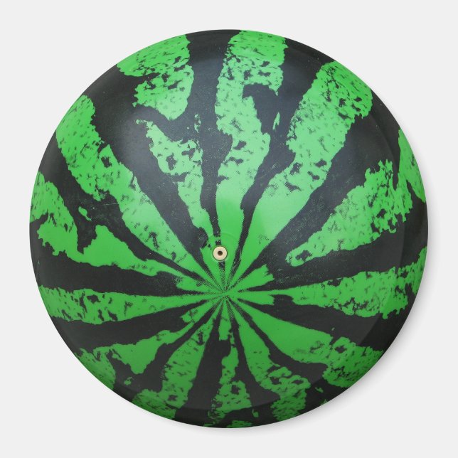 Wassermelone Fußball/Fußball Magnet (Vorne)