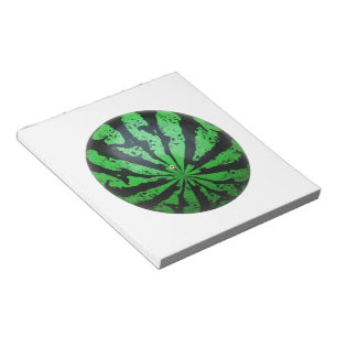 Wassermelone Fußball/Fußball Notizblock