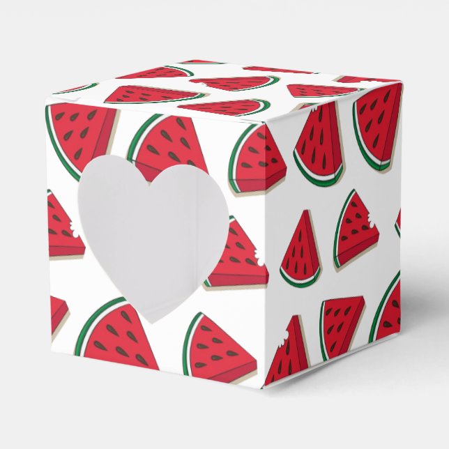 Wassermelone-Gastgeschenk Geschenkschachtel (Vorderseite)