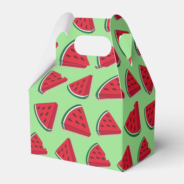 Wassermelone-Gastgeschenk Geschenkschachtel (Vorderseite)