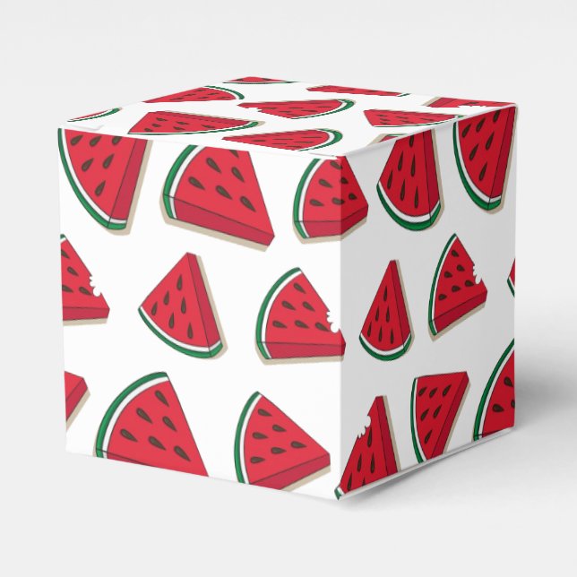 Wassermelone-Gastgeschenk Geschenkschachtel (Vorderseite)