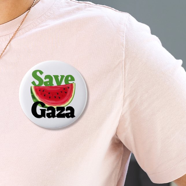 Wassermelone Gaza Palästina Button (Von Creator hochgeladen)