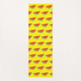 Wassermelone Gelb Grün Rot Farbe 4Amie Yogamatte