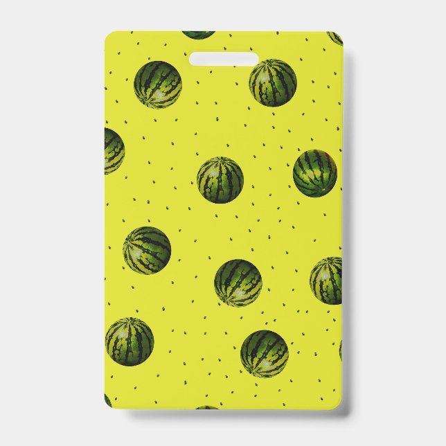 Wassermelone Gelb mit Samen Ausweis (Vorderseite)