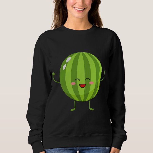 Wassermelone - Geschenk für Wassermelonen Sweatshirt (Vorderseite)