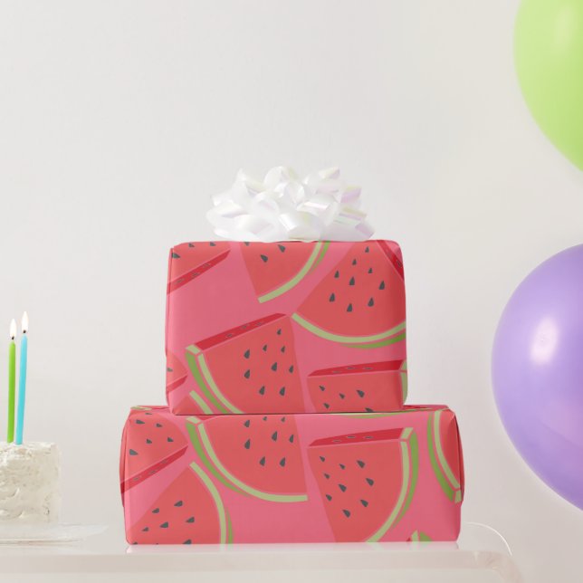 Wassermelone Geschenkpapier (Partygeschenke)