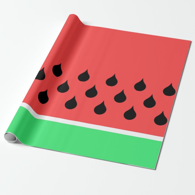 Wassermelone Geschenkpapier (Ungerollt)