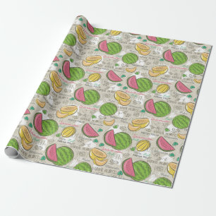 Wassermelone Geschenkpapier