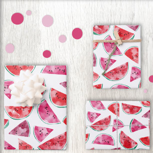 Wassermelone Geschenkpapier Set