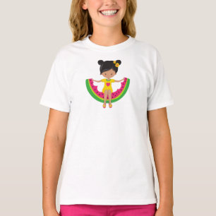 Wassermelone Girl, Latina Girl, Dress, Flip Flops T-Shirt
