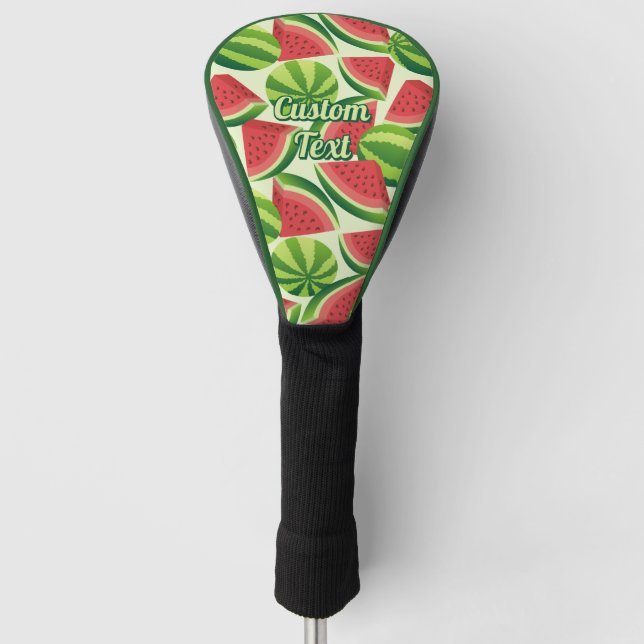 Wassermelone Golf Headcover (Vorderseite)