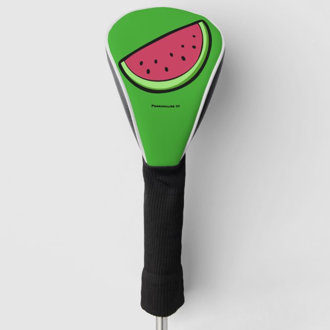 Wassermelone Golf Headcover (Vorderseite)