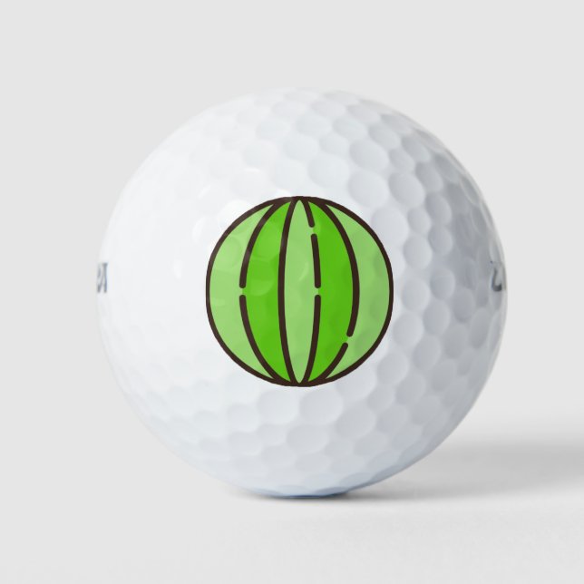 Wassermelone Golfball (Vorderseite)