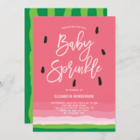 Wassermelone Gradient Modern Baby Sprinkle