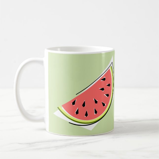 Wassermelone Green Slice 2 Kaffeetasse (Links)